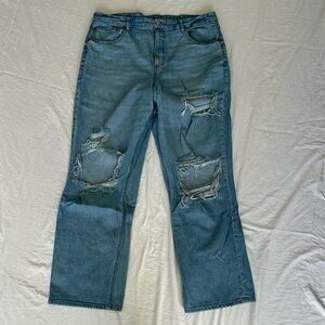 American eagle curvy 90s straight jean
